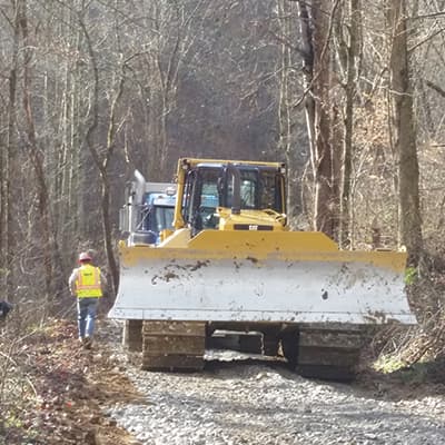CAT dozer and excavating equipment at Erickson Equipment Inc.