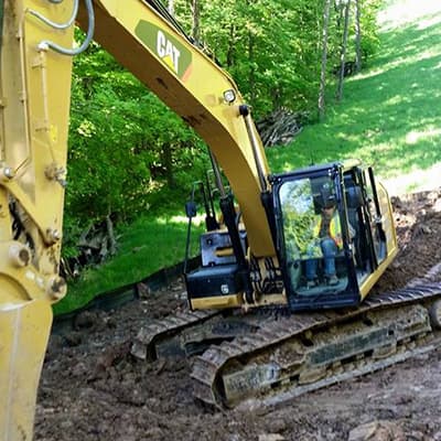 CAT excavator for rent at Erickson Equipment Inc.